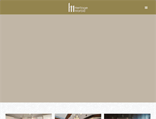 Tablet Screenshot of heritagemarble.com